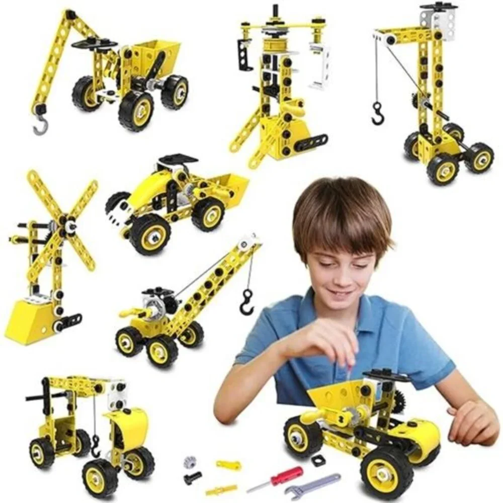 Building Toys for 6+ Years Old Boys and Girls - 8in1‎  Engineering Building Toy